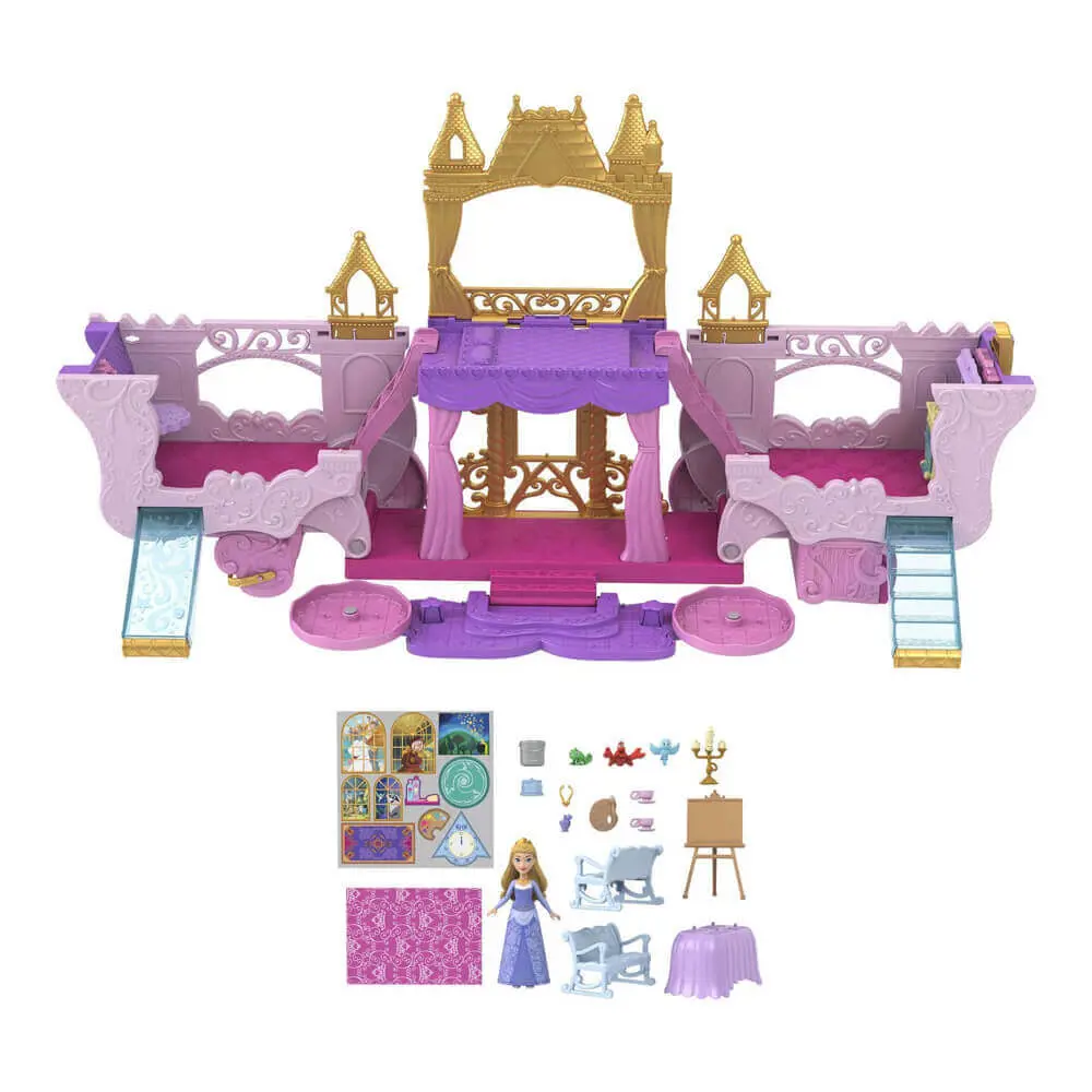 Disney Princess Carriage to Castle 2 in1 Playset